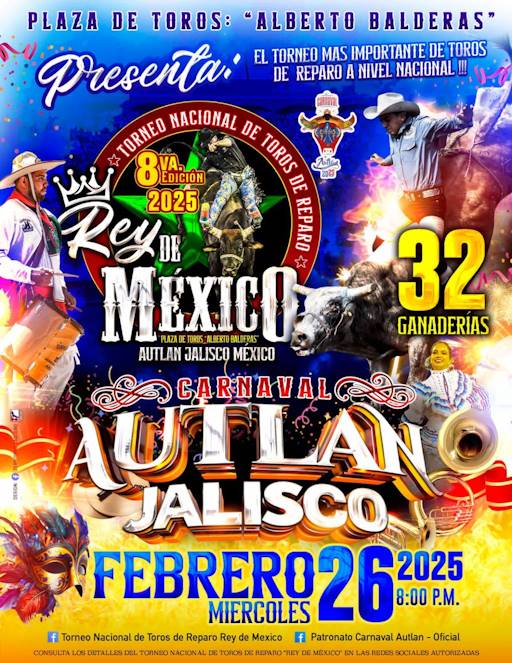 TORNEO NACIONAL DE TOROS DE REPARO REY DE MÉXICO