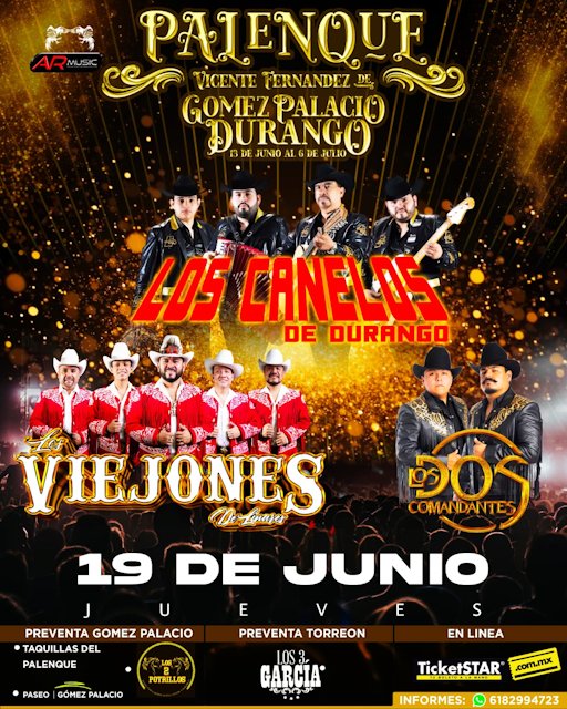 LOS VIEJONES / LOS CANELOS / LOS 2 COMANDANTES